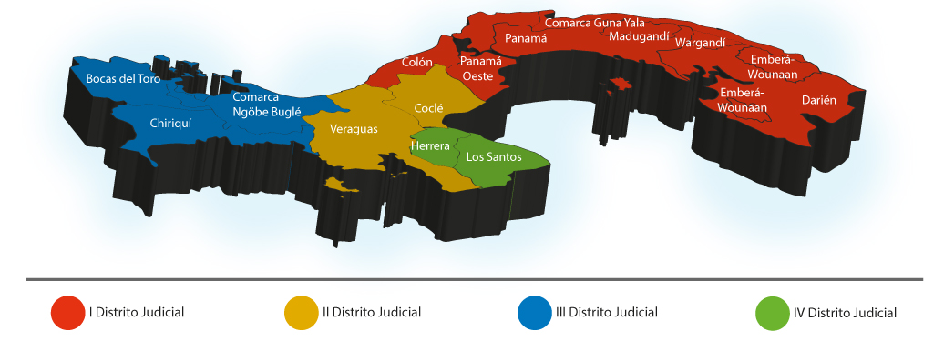 Mapa Jurisdiccional de Panamá