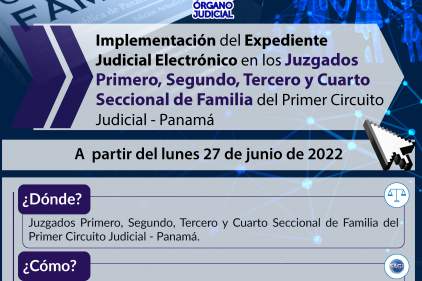 IMPLEMENTACIÓN DEL EXPEDIENTE JUDICIAL ELECTRÓNICO EN LOS JUZGADOS SECCIONAL DE FAMILIA DEL PRIMER CIRCUITO JUDICIAL