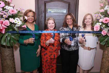 Magistrada López Arias inaugura Juzgado de Ejecución de Pensión Alimenticia en San Miguelito