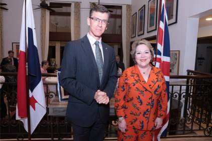 Presidenta de la Corte Suprema de Justicia fortalece lazos con el Reino Unido