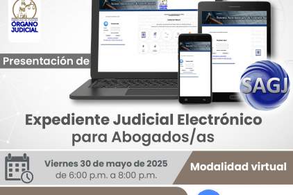 Presentación del Expediente Judicial Electrónico para abogados y abogadas mediante la modalidad virtual