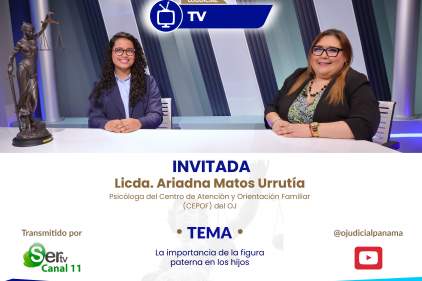 OJudicial TV aborda “La importancia de la figura paterna en los hijos”.