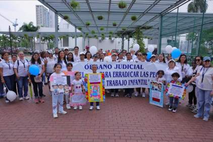 Órgano Judicial se une al llamado por una niñez libre de trabajo infantil