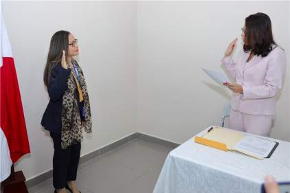 Juramentan a Jueza Tercera Civil del Tercer Circuito Judicial tras superar concurso de Carrera Judicial