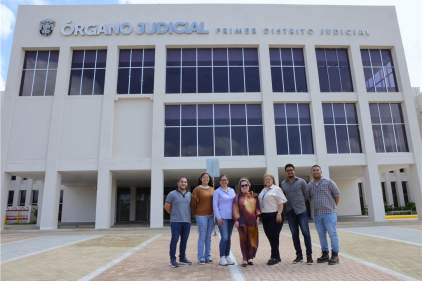 Magistrada presidenta de la CSJ visita Unidad Judicial Regional de Panamá Oeste