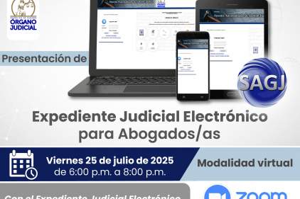 Presentación del Expediente Judicial Electrónico para abogados y abogadas - modalidad virtual