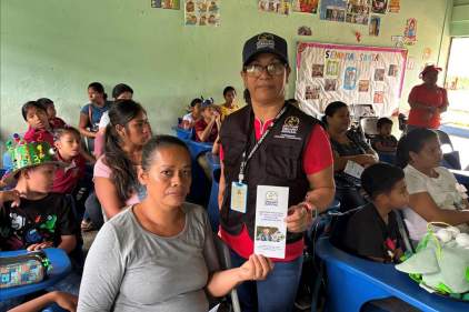 Juzgado Municipal y facilitador judicial promueven derechos de la niñez en escuela de La Pintada
