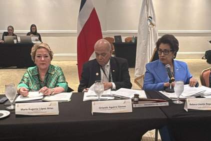 Presidenta de la CSJ participa en el segundo día de sesión de la Reunión Ordinaria del CJCC