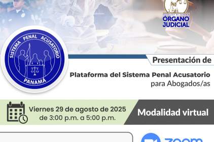 Presentación “Plataforma del Sistema Penal Acusatorio para Abogados/as”