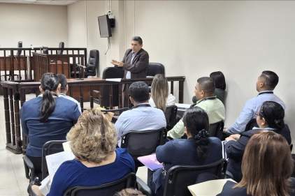 En Coclé realizan taller de simulación de audiencias preliminares conforme al nuevo Código Procesal Civil