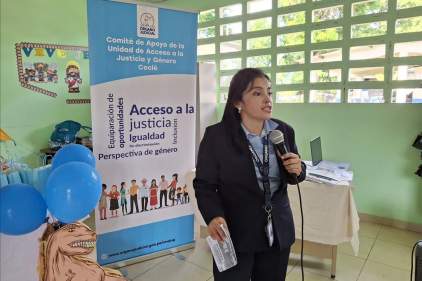 Servidores judiciales de Coclé realizan actividad de sensibilización sobre Derechos y Deberes de la Niñez en Olá