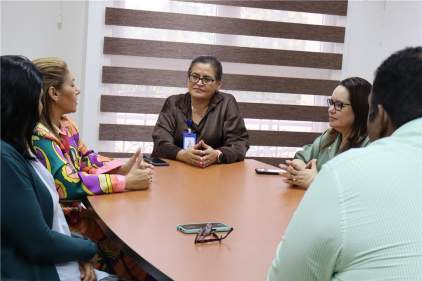 Magistradas del Tribunal Superior del Tercer Distrito Judicial reciben a directivos del Colegio Nacional de Abogados
