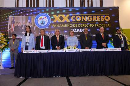 Más de 30 expertos participaron en el XX Congreso Panameño de Derecho Procesal