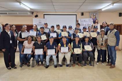 Facilitadores judiciales comunitarios de La Mesa y Cañazas reciben capacitación