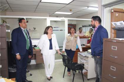 Magistrada Cheng Rosas supervisa avances en la jurisdicción civil de Veraguas con miras a la entrada en vigencia del CPC