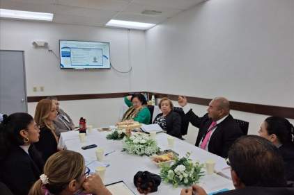 Comité de Elecciones del Órgano Judicial realiza reunión de coordinación con el Tribunal Electoral