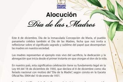 Alocución Día de Las Madres
