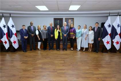 Magistrada presidenta y vicepresidente de la CSJ participan en reunión del Consejo Judicial