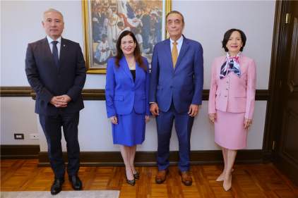 Junta Directiva de la CSJ atiende visita de cortesía del decano de la Facultad de Derecho de la Universidad de Panamá