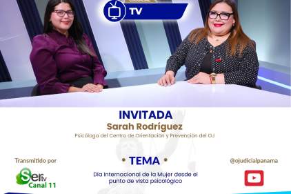 Día Internacional de la Mujer desde el punto de vista psicológico tema en OJudicial TV