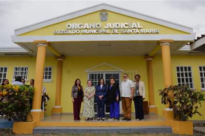 Presidenta de la Corte Suprema de Justicia encabeza gira de trabajo en despachos judiciales de la provincia de Herrera