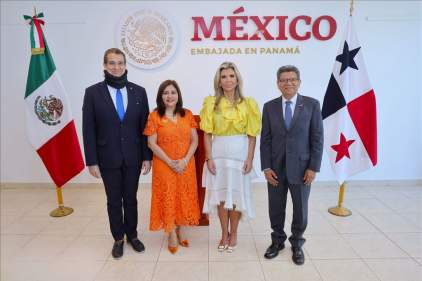 Magistrados de la CSJ participan en acto de despedida de diplomático de la Embajada de México en Panamá
