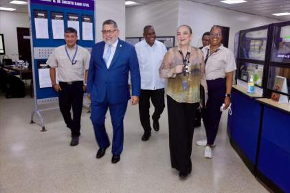 Magistrado Carlos Ernesto Villalobos Jaén realiza visita a la Unidad Judicial Regional de San Miguelito   