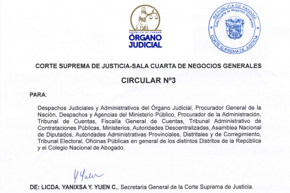 CORTE SUPREMA DE JUSTICIA - SALA CUARTA DE NEGOCIOS GENERALES