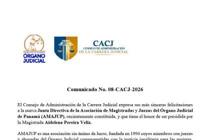 Comunicado No. 08-CACJ-2026