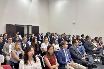 Estudiantes de Derecho de la Radboud University Nijmegen, del Reino de los Países Bajos, visitan Jurisdicción Marítima