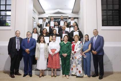 Magistrados de la CSJ participan en acto de graduación del Diplomado Formación Especializada en Casación Civil
