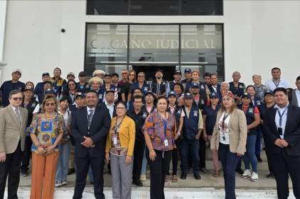 Facilitadores Judiciales Comunitarios de Coclé reciben capacitación sobre justicia abierta y protección de datos