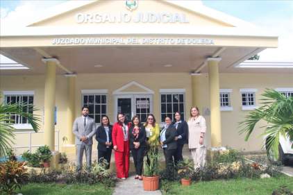 Magistrada Ariadne Maribel García Angulo realiza gira de trabajo por despachos judiciales de Dolega y Boquete