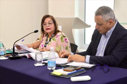 Autoridades del Consejo de Administración de la Carrera de la Defensa Pública analizan avances