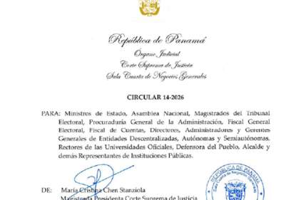 Circular 14-2026 de Presidencia de la CSJ sobre Servicio Voluntario para solicitudes de Idoneidad