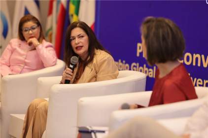 Presidenta de la CSJ participa en conversatorio internacional sobre cambio global, biodiversidad y justicia ambiental