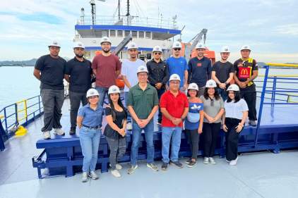 Funcionarios de la Jurisdicción Marítima culminan capación práctica en el Buque Escuela Atlas III