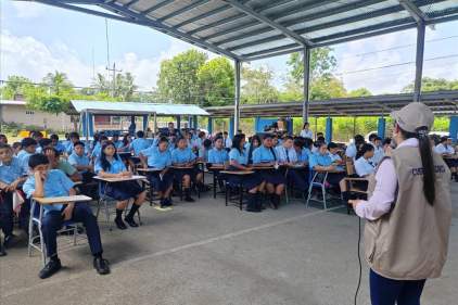 Juzgado Municipal Mixto de Bugaba y SNFJC orientan a estudiantes sobre prevención del bullying