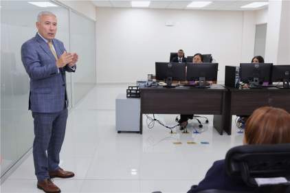 Vicepresidente de la Corte Suprema de Justicia Olmedo Arrocha Osorio visita Oficina Judicial Civil de Panamá Oeste