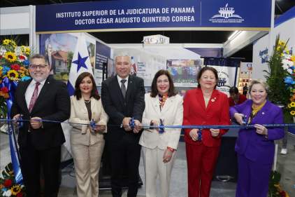 Órgano Judicial presente con su stand en la Feria Internacional del Libro de Panamá