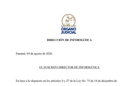 Certificación de trabajos de mantenimiento a la base de datos del SAGJ