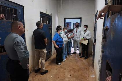 Juzgados de Cumplimiento inspeccionan el pabellón de máxima seguridad en la cárcel de David