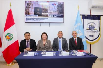 Realizan conferencia sobre el control de convencionalidad y constitucionalidad en el proceso civil
