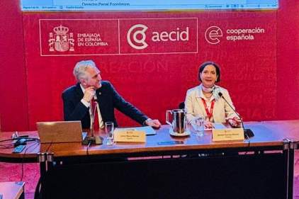 Magistrada Maribel Cornejo Batista participa en curso internacional sobre los nuevos retos del derecho penal económico