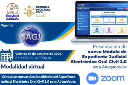 Viernes 16: Presentación de nuevo módulo de EJE Oral Civil 2.0 para abogados - ¡Inscríbete aquí!