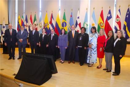 Magistrados de la Corte Suprema de Justicia participan en la inauguración del 197.º Período de Sesiones de la CIDH