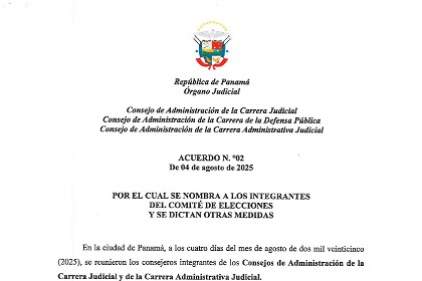 Acuerdo N.°02 de 04 de agosto de 2025