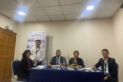 Participación de la Biblioteca Jurídica de Veraguas en conversatorio sobre el nuevo Código Procesal Civil