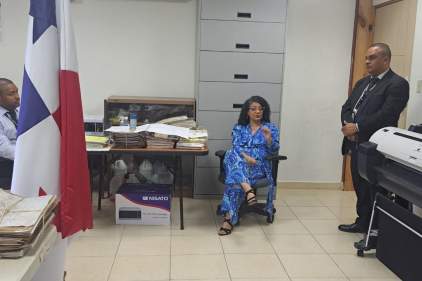 CENDOJ realiza gira de trabajo en la Sección de Archivo Judicial de Chiriquí
