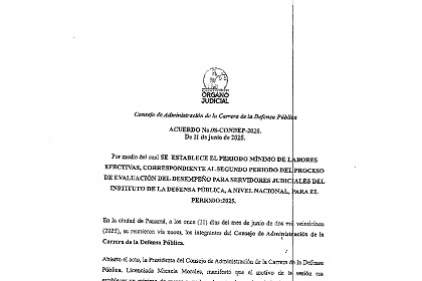 Acuerdo No.08-CONDEP-2025 de 11 de junio de 2025
